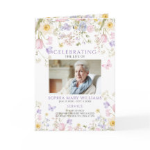 Programa de Servicio Funeral | Programa Floral de