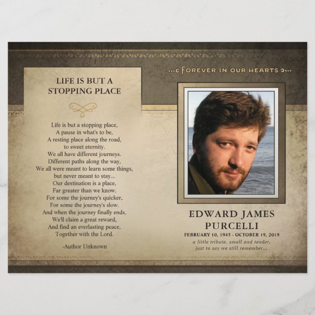 Programa de Servicio Funerario Memorial Dorado Mar (Anverso)