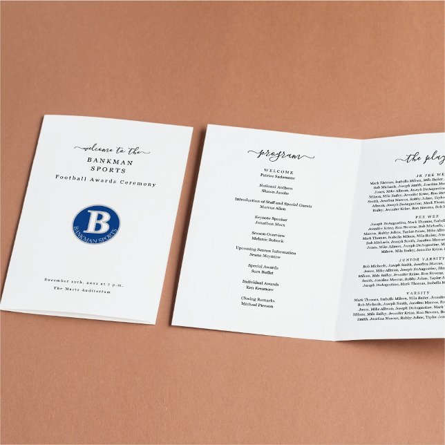 Programa de Softbol para Banquetes de Premio Depor (Subido por el creador)