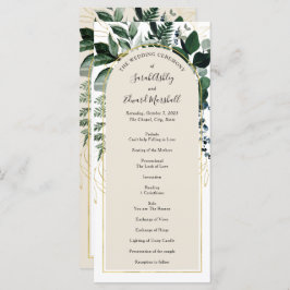 Programa de vegetación botánica en arco moderno be