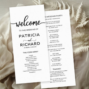 Programa del Orden de la Ceremonia de la Boda