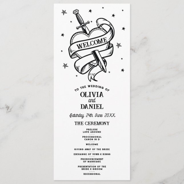 Programa Detalles de la ceremonia tradicional del corazón d (Anverso)