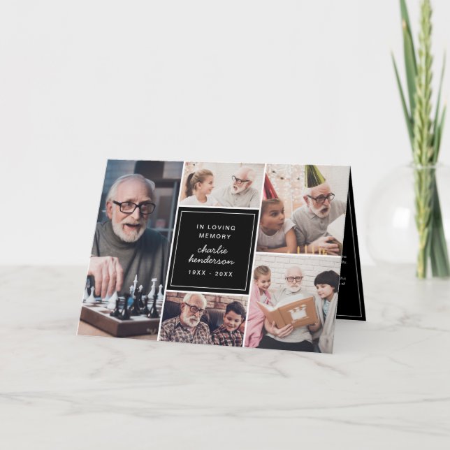 Programa Doblado 5-Foto En Funeral/Memorial De Memoria Amad (Anverso)