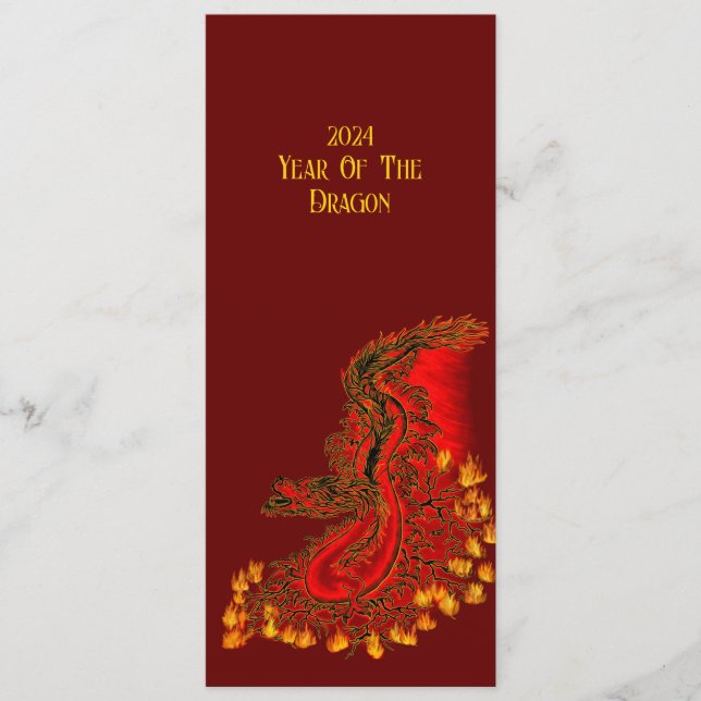 Programa Dragón De China, 2024 Año Del Dragón (Anverso)