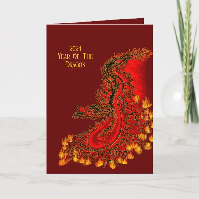 Programa Dragón De China, 2024 Año Del Dragón (Anverso)