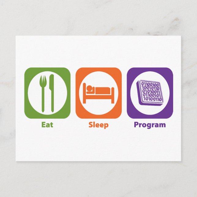 Programa Eat Sleep (Anverso)