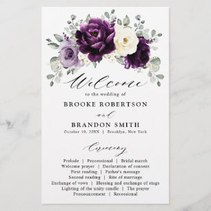 Programa Eggplant Purple Plum Marfil - Boda Blanca