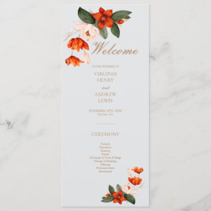 Programa El bouquet de Boho con flores de fuego