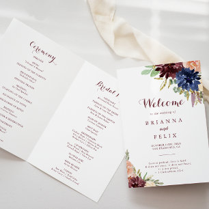 Programa El oro rústico deja caligrafía a Boda doblado