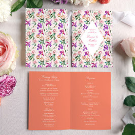 Programa Elegancia de jardín de flores silvestres doblada