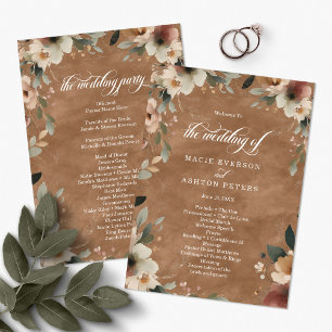 Programa Elegancia Etérea Ceremonia de Boda con Arcilla y B