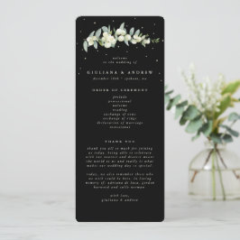 Programa Elegante Boda Black Snowberry+Eucalyptus Stem
