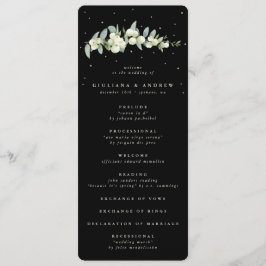 Programa Elegante Boda Black Snowberry+Eucalyptus Stem