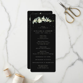 Programa Elegante Boda Black Snowberry+Eucalyptus Stem