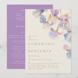 Programa Elegante Boda floral de Iris
