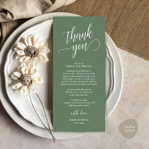 Programa Elegante Boda Lugar de Cena Configuración de Graci