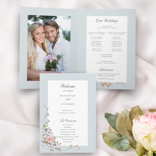 Programa Elegante caligrafía floral del Pastel Boho (Subido por el creador)