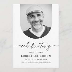 Programa Elegante Celebración De La Vida En El Memorial Fun