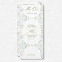 Programa Elegante de Boda de Diamantes