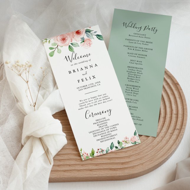 Programa Elegante de Bodas Florales de Otoño de Da (Subido por el creador)