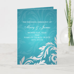 Programa Elegante De Bodas Rápidamente Flourish Aq