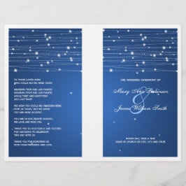 Programa Elegante de Bodas Sparkling Lines Sapphir
