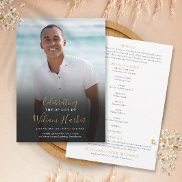 Programa Elegante De Fotografía Funeral De Orden D