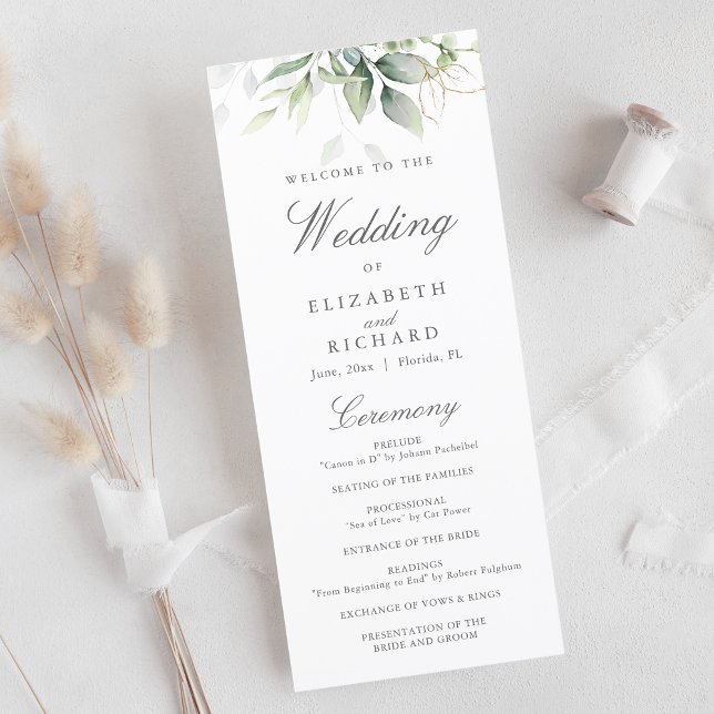 Programa Elegante Eucalyptus deja Boda de oro de la vegetac (Subido por el creador)