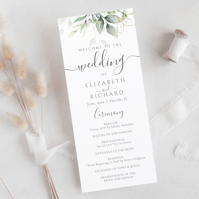 Programa Elegante Eucalyptus deja Boda de oro de la vegetac (Subido por el creador)