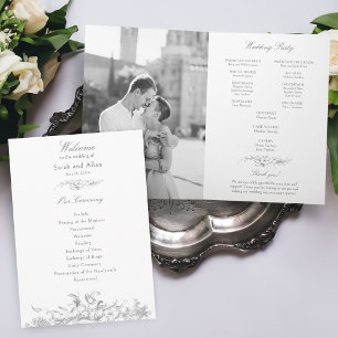 Programa Elegante floral rococó francesa