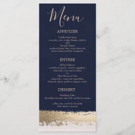 Programa Elegante, moderno, naval, Boda de Relieve metaliza