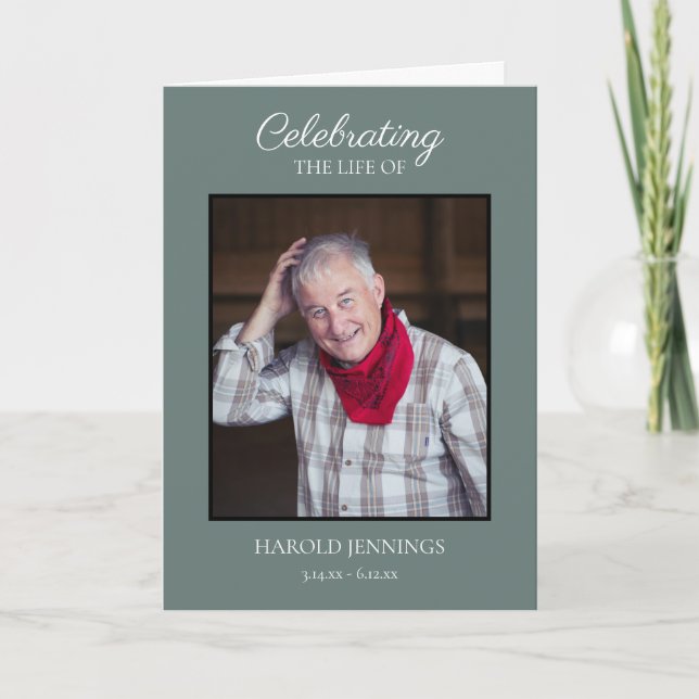 Programa Elegante monumento conmemorativo del funeral de la (Anverso)