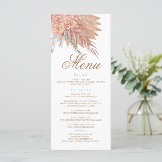 Programa Elegante pasto bohemio bohemio de terracota pampas