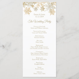 Programa Elegantes Navidades de invierno con copos de nieve