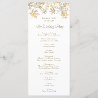 Programa Elegantes Navidades de invierno con copos de nieve