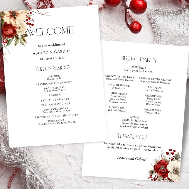Programa Elegantes Navidades Floral de Invierno (Subido por el creador)