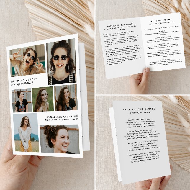 Programa En la memoria amorosa Collage de fotos Memorial/Fu (Subido por el creador)