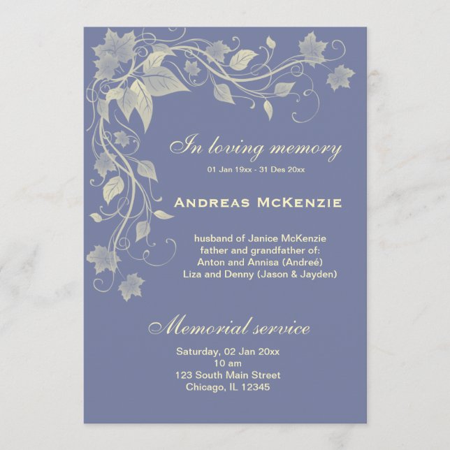 Programa En memoria (Anverso)