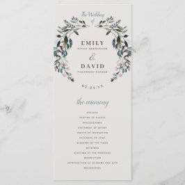 Programa Escudo de jardín | Eggshell | Ceremonia Boda flora