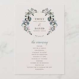 Programa Escudo de jardín | Eggshell | Ceremonia Boda flora