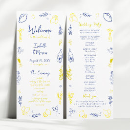 Programa Eso es más Boda italiano de limón de mano tirada