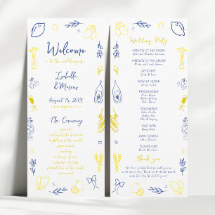 Programa Eso es más Boda italiano de limón de mano tirada