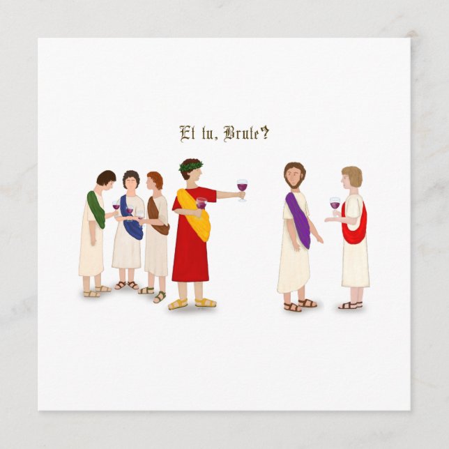 Programa ¿Et Tu Brute? Julio César en un Fiesta (Anverso)