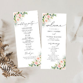 Programa Ethereal Rubor Wedding Program