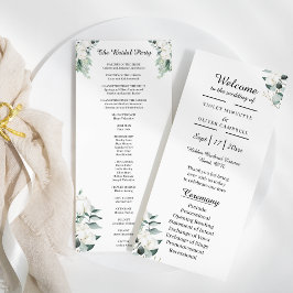 Programa Eucalyptus Cotton | Llanto blanco moderno de fiest