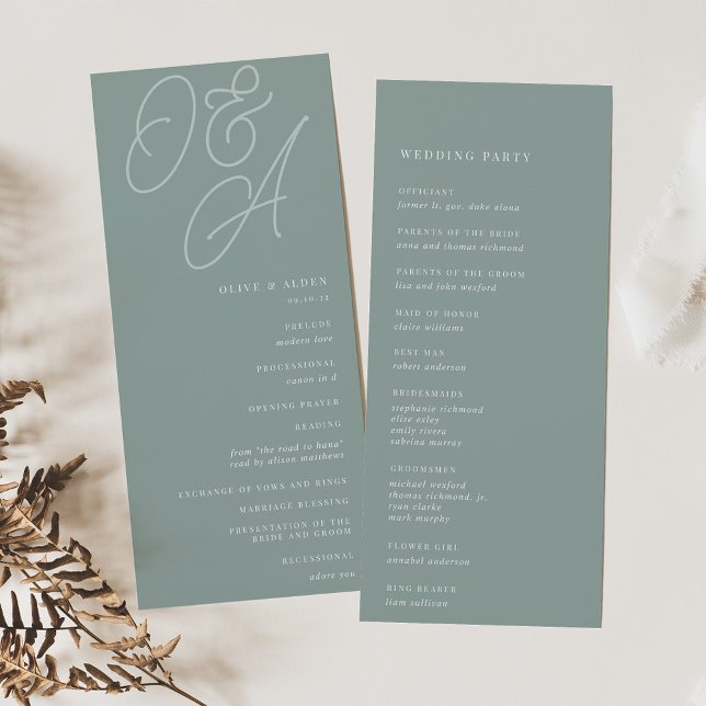 Programa Eucalyptus | Script Watermark Monogram Boda (Subido por el creador)