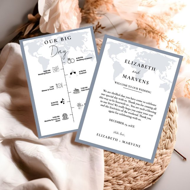 Programa Eventos de día de boda de viaje de destino (Subido por el creador)