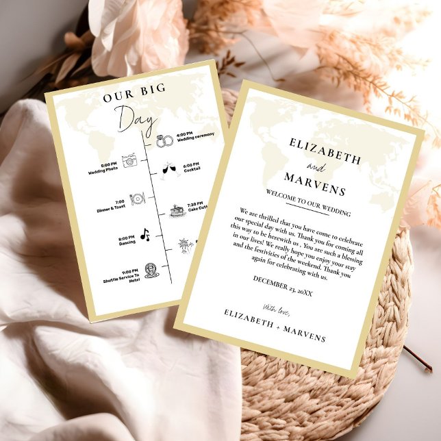 Programa Eventos de día de boda de viaje de destino (Subido por el creador)