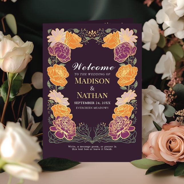 Programa Fantasía Encantada Boda de Jardín Floral (Subido por el creador)