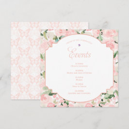 Programa Fiesta de mariposa rosada de color floral Rubor